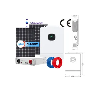 Chinese Suppliers Wholesale Online Home Power Solar 10Kw 5Kw Photovoltaic Energy Storage Hybrid System