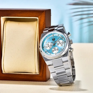 Montres Benyar pour hommes 2025, 5204 chronographe, sport, étanche, acier inoxydable, Relojes Hombre - Product Image 5