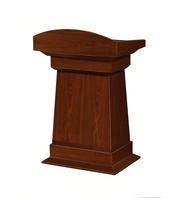 Podio de MDF con Acabado de Pintura para Madera, Atril de Recepción, Ecológico y Comercial, para Oficina, Iglesia, Aula, Discursos y Presentaciones