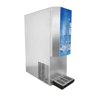 Nouvelle arrivée 2025 Distributeur de glace commercial Machine à glace automatique intelligente de comptoir pour hôtel, restaurant et bar à café Forme de cube