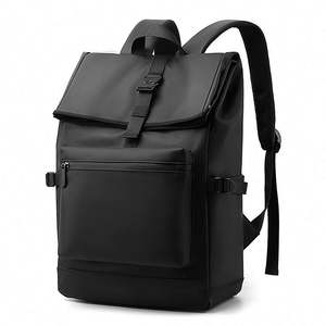 Sac à dos à enroulement personnalisé pour homme, nouveau sac à dos en cuir imperméable pliable, mochilas, sac à dos à enroulement pour ordinateur portable pour étudiants, femmes - Product Image 1