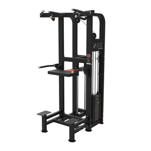 Estación de Dominadas Asistidas y Dip Station Comercial para Gimnasio, Máquina de Barra Monocromática Asistida para Entrenamiento de Fuerza de la Parte Superior del Cuerpo en Estudio o Gimnasio - Product Image 4