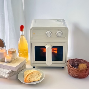 Friteuse à air mécanique visuelle grande capacité 6L en acier inoxydable, design carré moderne, cuisson rapide, style français tridimensionnel - Product Image 2