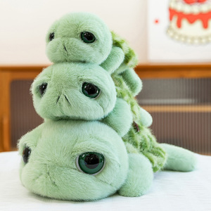 Großäugiges Geldfinde-Schildkröten-Plüschtier, Niedliche Schildkröten-Puppe als Kuschelkissen und Spielgefährte - Product Image 2