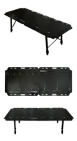 Table pliante de camping portable facile à installer 5 unités Table de camping en aluminium pour barbecue IGT avec pieds réglables