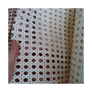 Cincha de mimbre blanca para muebles, tejido hexagonal de mimbre para fabricación de muebles - Product Image 1