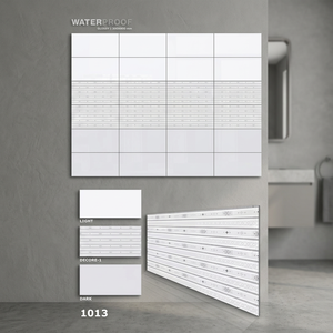 Oferta: Azulejos de Cerámica Brillante para Piso 30x60cm, 300x600mm, Azulejos de Pared de Mármol para Interiores 12x24, Antideslizantes y Antibacterianos - Product Image 3