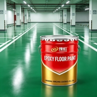Peinture pour sols en ciment époxy pour entrepôts industriels, revêtement résistant à l'usure et aux produits chimiques, prix usine