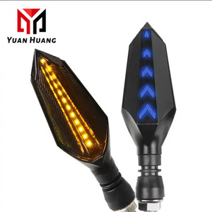 Luz de señal de giro Universal de 12V, luz LED intermitente de agua corriente para Moto, luz indicadora de motocicleta Bendablet para <span class=keywords><strong>Honda</strong></span> - Product Image 1