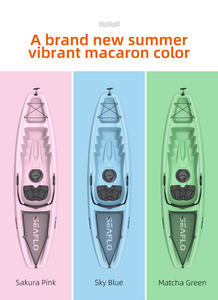 SEAFLO Single Kayak 2025 carcasa dura de plástico de alta calidad al por mayor Singe Seat Kayak pesca y canoas con portavasos almohadilla de asiento - Product Image 4