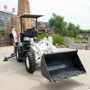 ¡ENVÍO GRATIS! <span class=keywords><strong>China</strong></span> 4x4 <span class=keywords><strong>Wheel</strong></span> Drive 400kg-2.5ton mini cargador retroexcavadora para vender con pala de nieve, etc. - Product Image 2