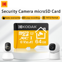 Kodak 100% Original TF 128GB Plastik-SD-Karte V30 Klasse 10 Gelb 3 Jahre Garantie für Innenkameras