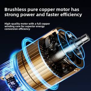 เครื่องตัดแต่งกิ่งไม้แบตเตอรี่ลิเธียมกำลังสูงสำหรับงานอุตสาหกรรม ใบมีด 55 ซม. ความสามารถในการตัด 20 มม. สำหรับตัดแต่งต้นไม้และเก็บใบชา - Product Image 4