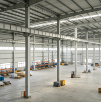 Ateliers et entrepôts modulaires préfabriqués en structure acier légère, design moderne, 50 ans d'expérience, certifiés ISO9001