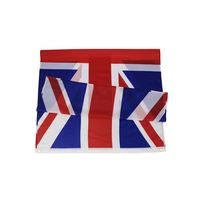 Drapeau britannique Union Jack 2x3 pieds en polyester 100% certifié EN-71, style volant, doux, en gros