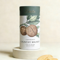 Tube en papier kraft écologique personnalisé OEM ODM pour biscuits, gâteaux secs et snacks – Idéal pour le branding |   Fenêtre en PVC avec film thermocollant certifié FSC