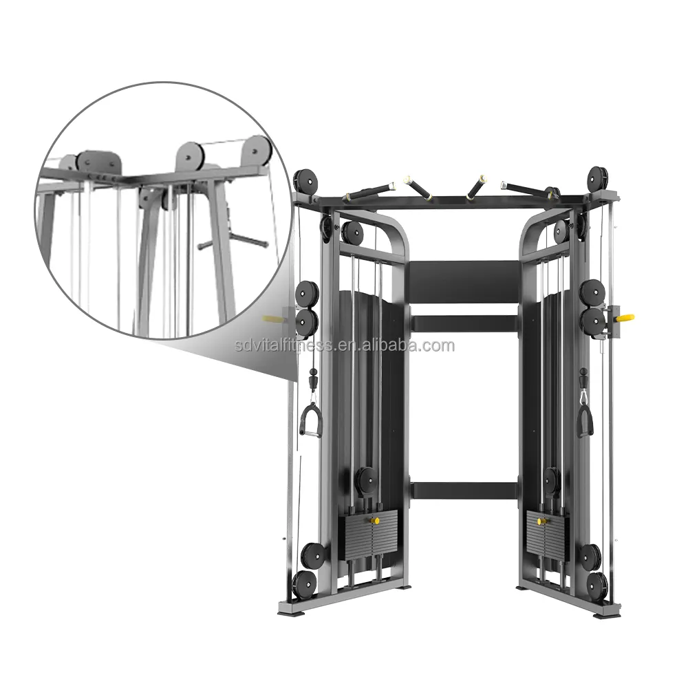 Treinamento De Força Comercial Dispositivo De Treinamento Multifuncional Agachamento Rack Smith Máquina Abrangente Dispositivo De Treinamento Pouco Flyin