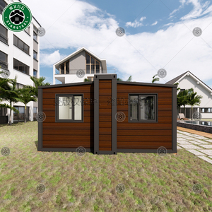 Maison conteneur extensible préfabriquée 2-3 chambres à construire rapidement, villa mobile avec panneaux sandwich - Product Image 4