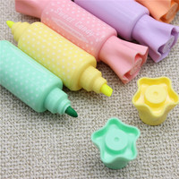 Marqueur stylo fruits parfumés couleurs bonbons marqueurs à base d'eau Mini mignon bonbons forme double pointe surligneur stylo Kawaii marqueur