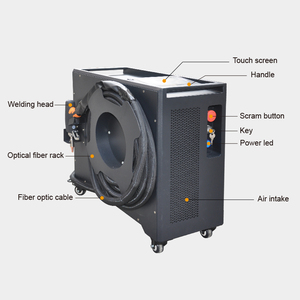 Laser à fibre portatif polyvalent 4-en-1 de 1200 W à refroidissement par air pour la découpe, le soudage, le nettoyage et le traitement des joints de métaux - Product Image 3