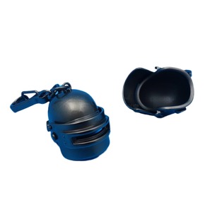 Helmet Keychain Sand Gun Black Metal <b>Game</b> <b>Accessory</b> For Keyring Gift - Product Image 5