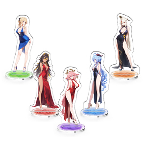 <span class=keywords><strong>Genshin</strong></span> impatto personalizzato rende il tuo Design doppio lato stampa trasparente personalizzato Anime acrilico Standee - Product Image 5