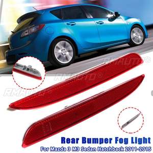 Reflector de Luz Antiniebla Trasero Izquierdo y Derecho para Mazda 3 M3 Sedán Hatchback 2011 2012 2013 2014 2015 - Product Image 1