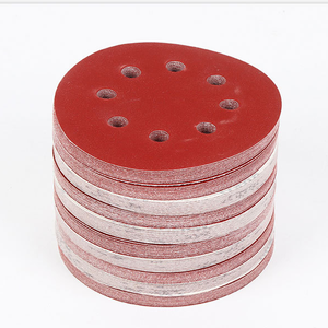 ZY高性能5英寸/125毫米氧化铝砂盘40至600圆形轨道砂纸，带钩环OEM可定制 - Product Image 6