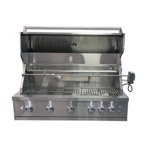 Meilleur prix pour une cuisine extérieure en acier inoxydable avec barbecue au gaz et rôtissoire WBQ05, barbecue extérieur - Product Image 1
