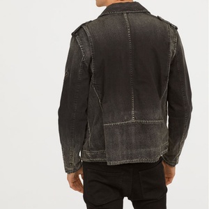 Chinese Manufacturers Wholesale Clothing Custom Denim <b>Biker</b> <b>Mens</b> <b>Jean</b> Jacket - Product Image 2