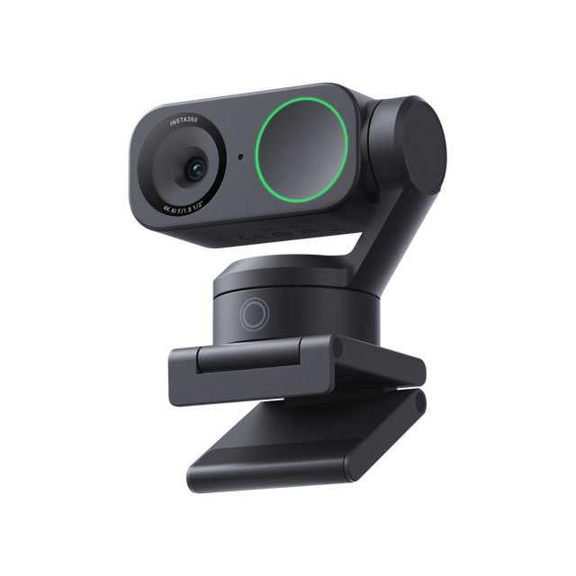 Insta360 Link2 Professional 4K Webcam HDR Microphone 1/2\" AI Monitoring Gesture Control Noise Cancellation Compatible