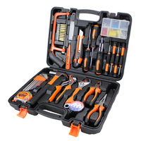 Tmaxtool, оптовая продажа, набор бытовых инструментов, плоскогубцы, плоская отвертка, универсальный нож, электрозонд, шестигранный ключ, ящик для инструментов
