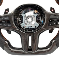 Volant en cuir personnalisé avec LED en carbone pour BMW X3 G01 X4 G02 G05 G06 G20 G21 G22 G30 G31 M2 G87 M3 G80 G81 M4 G42 G82 X3M F97