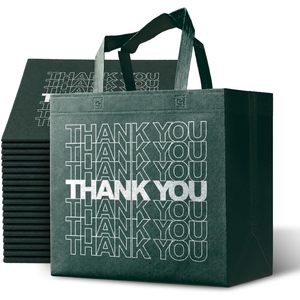Sacs d'épicerie réutilisables Bagways, lot de 50, grands sacs fourre-tout non tissés, pliables, lavables, résistants - Product Image 1