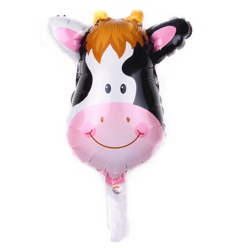 Tête de vache noire 43*23cm