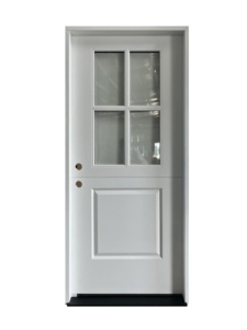 4 Lite Clear Glass Prehung Left-Hand Inswing Dutch <strong>Back</strong> Composite <strong>Door</strong> - Product Image 2