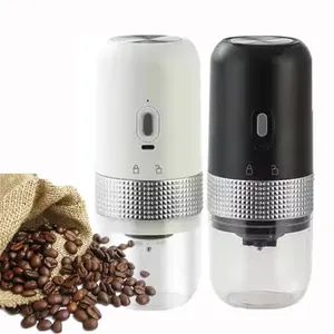 Electric Coffee Grinder Portable Spice Grain Grinder Mini USB Rechargeable Coffee Maker