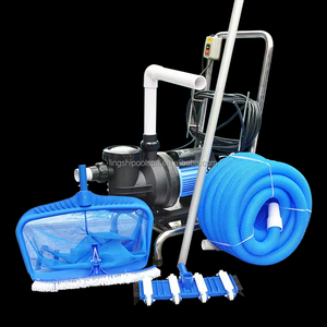 Kit d'<span class=keywords><strong>aspirateur</strong></span> pour <span class=keywords><strong>piscine</strong></span> 3HP 2200W 800 ㎡   <span class=keywords><strong>Aspirateur</strong></span> <span class=keywords><strong>manuel</strong></span> <span class=keywords><strong>avec</strong></span> pompe et accessoires - Product Image 4