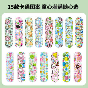 มิ่วฉีหลิง วูนด์พลาสต์ผ้าพันแผลการ์ตูน 70 มม. X 18 มม. กันน้ำ ระบายอากาศได้ สำหรับเด็กและเด็กหญิง 100 ชิ้นต่อกล่อง - Product Image 4