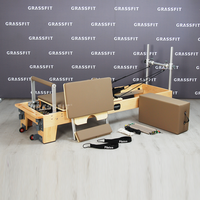 GRASSFIT Reformer de Pilates Commercial, Équipement de Pilates, Machine Reformer, Ladder Barrel, Correcteur de colonne vertébrale, Ensembles de Yoga et Pilates pour Studio