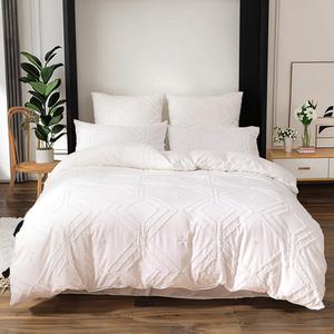 طقم غطاء لحاف 3 لحفل الزفاف طقم مفارش سرير طقم غطاء لحاف بيج - Product Image 4