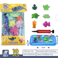 Jeu de pêche magnétique pour enfants / Table d'eau Piscine Poissons flottants en plastique pour enfants