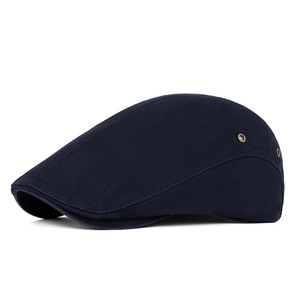 Wholesale Customized Logo 100% Cotton Solid Plain Beret Cap Retro Artist <strong>Painter</strong> Beret Hat Male Female Adjustable Ivy Flat Cap - Product Image 5