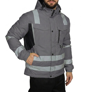 Reflective Winter Workwear Safety <b>Jacket</b> for Construction <b>Worker</b> Quick Dry Work Wear Comfortable OEM Services Safety <b>Jackets</b> - Product Image 4
