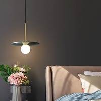 Lampe à suspension moderne en marbre Lampe à suspension minimaliste en marbre G9 pour bar Restaurant Café Boutique Maison Cuisine Salon