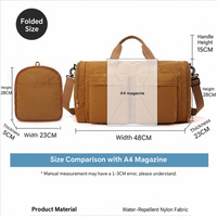 Sac de Voyage Unisexe Pliable de Luxe Grande Capacité pour Vêtements, Imperméable en Oxford, Idéal Week-end, Nuit, Sport, Fitness, Gym - Offre Spéciale