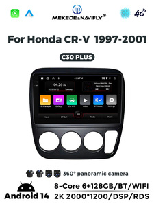 Navifly ระบบแอนดรอยด์8Core <span class=keywords><strong>Car</strong></span>-Play Auto 2K หน้าจอสัมผัสเครื่องเสียงรถยนต์สำหรับ Honda CR-V 1997-2001พร้อม GPS DSP BT กล้อง360 - Product Image 6