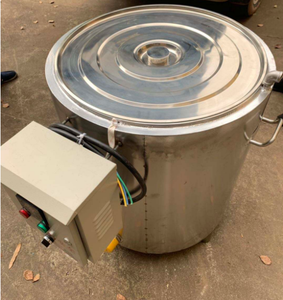 Cuve de mélange et de fusion de cire cosmétique et de rouge à lèvres de 20 L avec agitateur, en acier inoxydable, pour la fabrication de bougies - Product Image 2