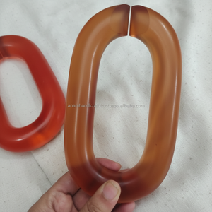 Décorations murales en chaîne acrylique moderne personnalisées, ornements en résine faits à la main, suspendus pour la décoration intérieure, prêts pour le festival Diwali - Product Image 1