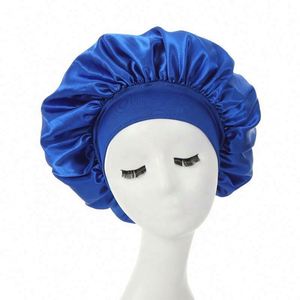Bonnet de nuit en satin doux et coloré, ajustable, pour femmes, idéal pour le sport et les affaires, toutes saisons, vente en gros - Product Image 5